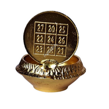 Load image into Gallery viewer, Mavasiva Lakshmi Kubera Vilakku - 1 coin - MAVASIVA SHOPPING