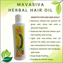 Load image into Gallery viewer, MAVASIVA HERBAL HAIR GROWTH OIL ( 200 ml ) - MAVASIVA SHOPPING