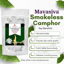 Load image into Gallery viewer, SMOKELESS CAMPHOR (100 gm) / புகையில்லா கற்பூரம் - MAVASIVA SHOPPING