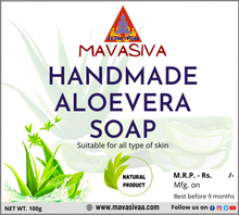 Load image into Gallery viewer, Mavasiva Aloevera handmade soap