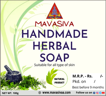 Load image into Gallery viewer, Mavasiva Handmade herbal soap ( 100 gm )