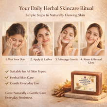 Load image into Gallery viewer, MAVASIVA Manjistha Soap 100g | Natural Skin Brightening Soap Bar for Glowing Skin | Handmade, Anti-Acne, Tan Removal - MAVASIVA