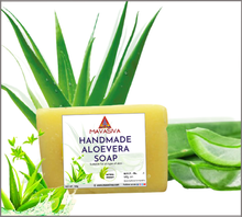 Load image into Gallery viewer, Mavasiva Aloevera handmade soap