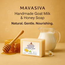 Load image into Gallery viewer, Mavasiva Goat Milk White Soap, 100 gm - MAVASIVA