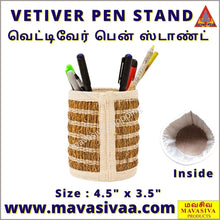 Load image into Gallery viewer, PURE VETIVER PEN STAND / வெட்டிவேர் பென் ஸ்டாண்ட் - MAVASIVA SHOPPING
