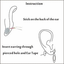 Load image into Gallery viewer, EAR LIFT { EAR LOBE SUPPORT FOR WOMEN } (Transparent, Free Size) (Pack of 100 Patches) - MAVASIVA SHOPPING