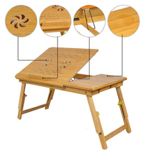 Load image into Gallery viewer, Multipurpose Height Adjustable foldable writing table - MAVASIVA SHOPPING