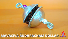 Load image into Gallery viewer, MAVASIVA RUDRAKSHAM DOLLAR WITH SILVER - MAVASIVA SHOPPING