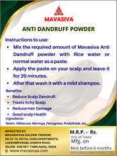 Load image into Gallery viewer, Mavasiva Anti Dandruff Powder for hair for both Men &amp; Women ( 100 gm )
