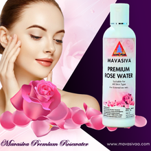 Load image into Gallery viewer, MAVASIVA Premium Pure Rosewater – Hydrating &amp; Soothing Skin Toner (200Ml)
