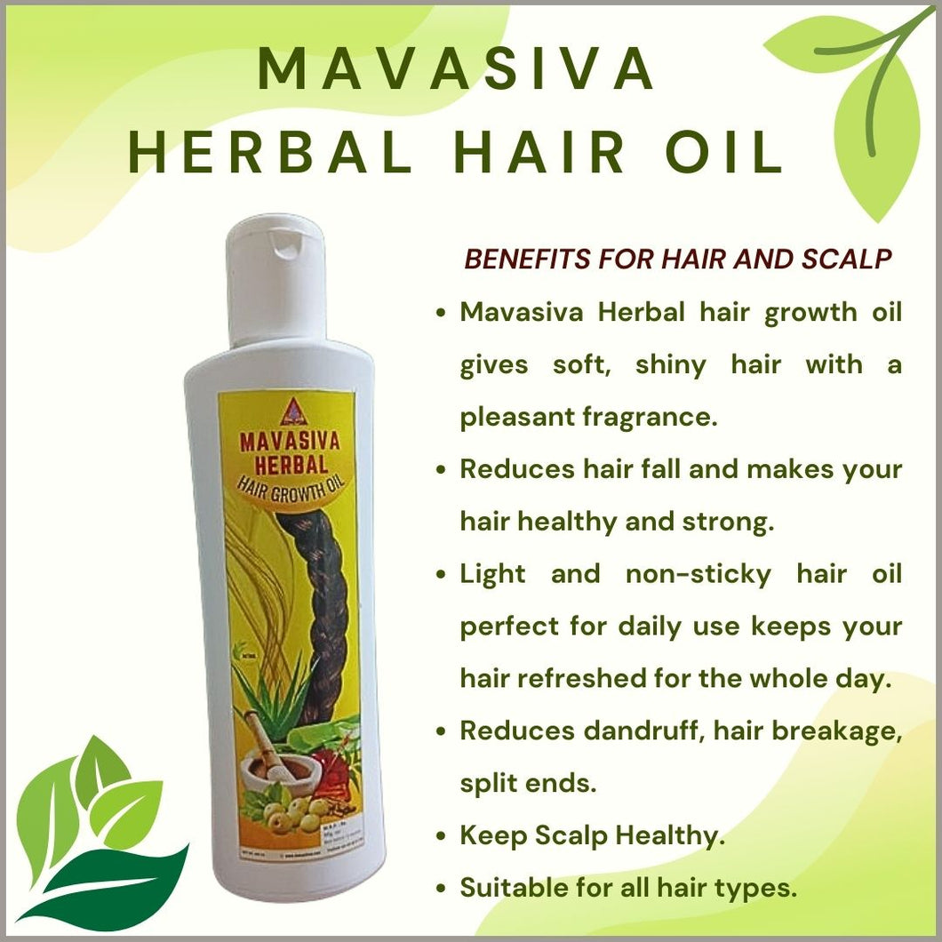 MAVASIVA HERBAL HAIR GROWTH OIL ( 200 ml )