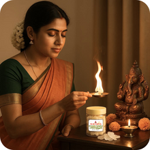 Load image into Gallery viewer, MAVASIVA Premium Pachai Karpooram / Bhimseni Camphor/  பச்சை கற்பூரம் 50g Jar - Pack Of 1
