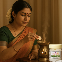 Load image into Gallery viewer, MAVASIVA Premium Pachai Karpooram / Bhimseni Camphor/  பச்சை கற்பூரம் 50g Jar - Pack Of 1
