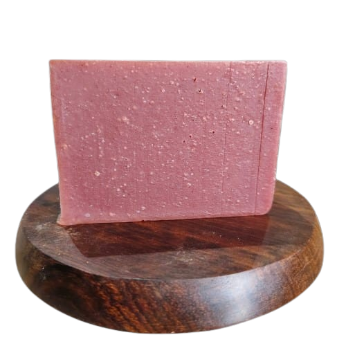 MAVASIVA Manjistha Soap 100g | Natural Skin Brightening Soap Bar for Glowing Skin | Handmade, Anti-Acne, Tan Removal, Gentle Soap for Face & Body, Men & Women