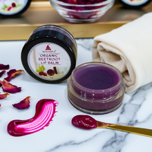 Load image into Gallery viewer, Organic Beetroot Lip Balm – Natural Pink Tint for Lips – Mavasiva

