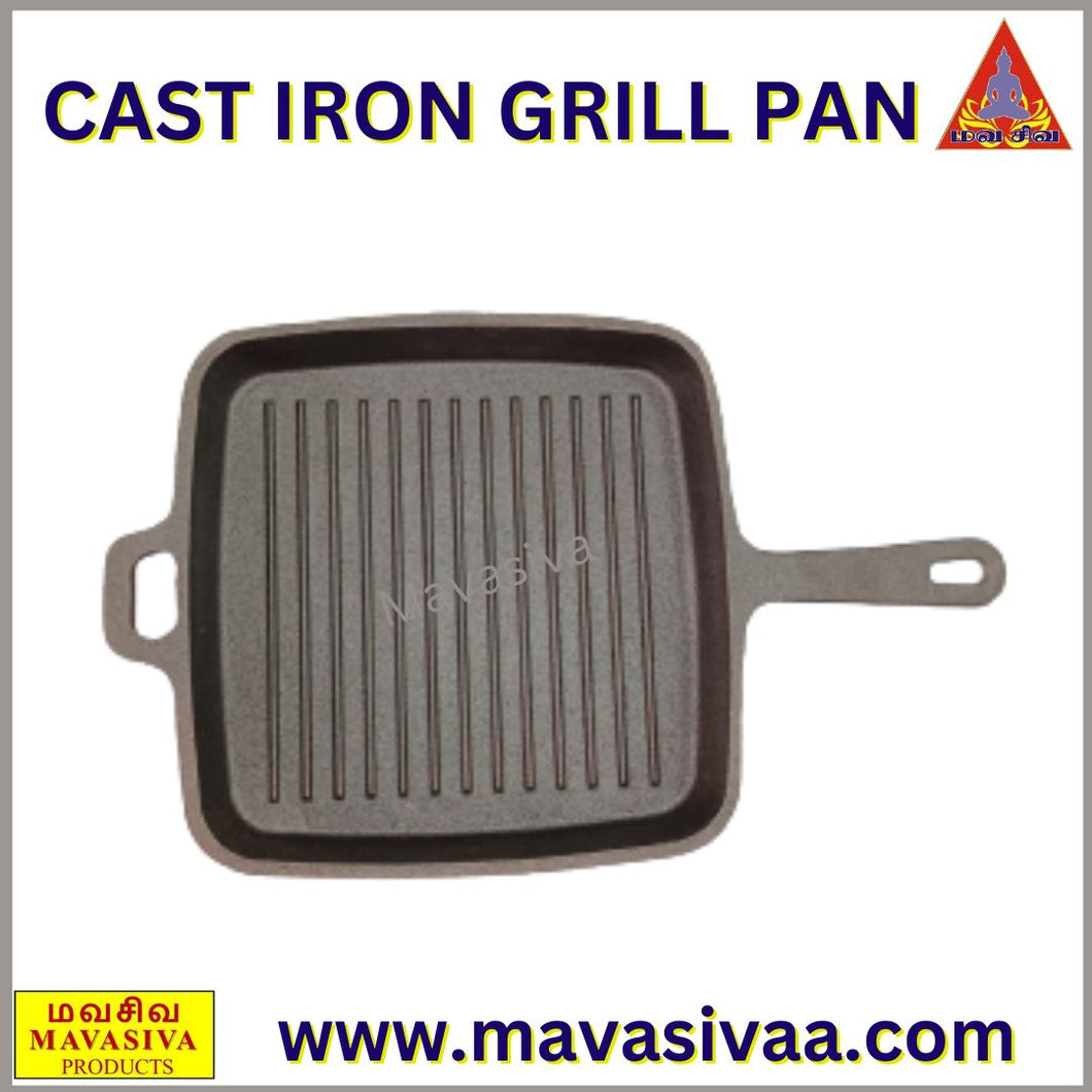 CAST IRON GRILL PAN ( 10
