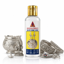 Load image into Gallery viewer, SILVER SHINE LIQUID (100ml) || Silver Cleaner - MAVASIVA 
