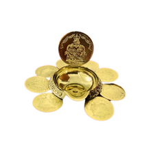 Load image into Gallery viewer, Mavasiva Lakshmi Kubera Vilakku - 9 coin Big
