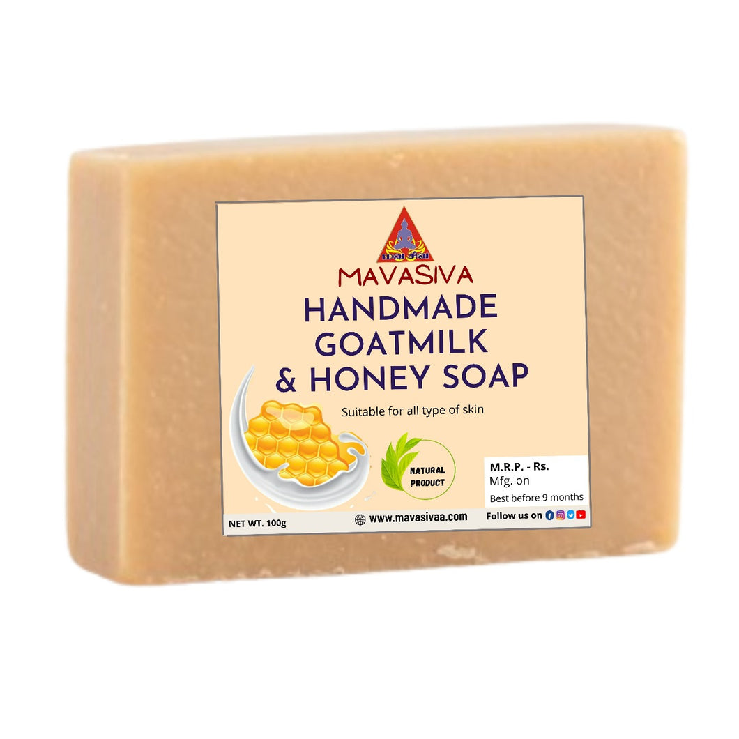 Mavasiva Goat Milk White Soap, 100 gm