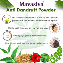 Load image into Gallery viewer, Mavasiva Anti Dandruff Powder for hair for both Men &amp; Women ( 100 gm )
