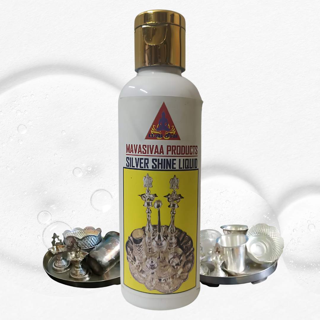 MAVASIVA SILVER SHINE LIQUID 100ml Silver Cleaner Silver polish
