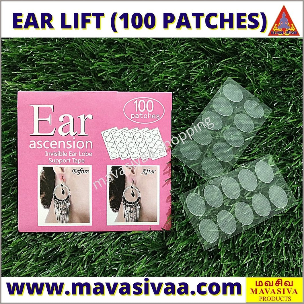 Ear Lifts Invisible Ear Lobe Support Solution Patches - 60 Count Clear 