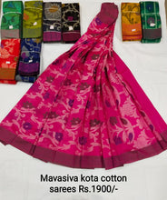 Load image into Gallery viewer, Mavasiva cotton saree
