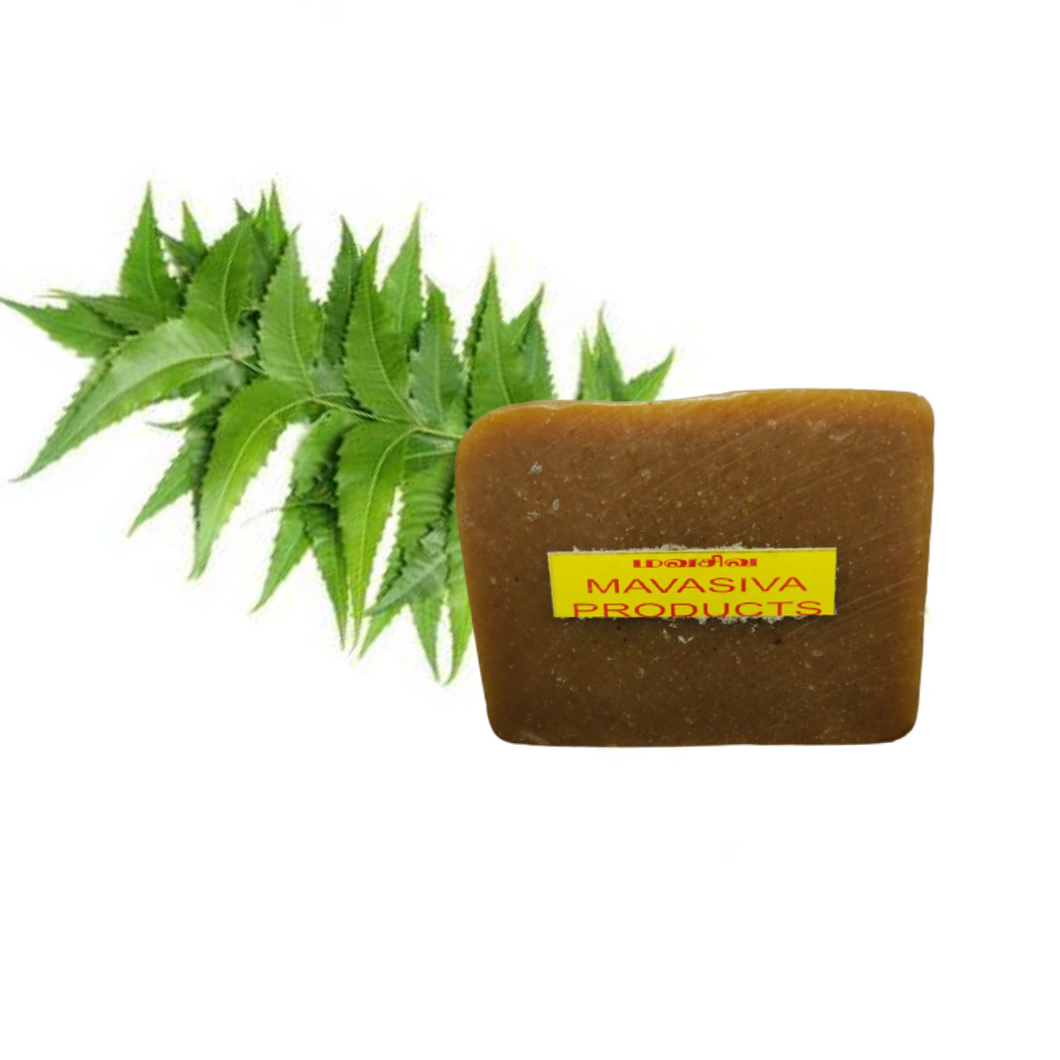 MAVASIVA NATURAL handmade Pure Neem Soap/ வேப்பிலை சோப்பு, 100g
